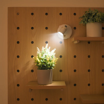 Battery Operated LED Spotlight Sconce