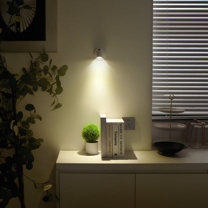 Battery Operated LED Spotlight Sconce